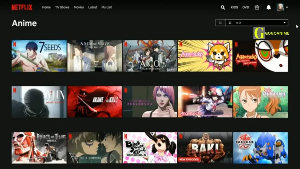 Netflix Gogoanime Alternative 